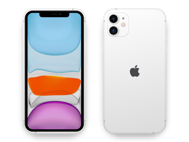 Iphone 11 White сзади