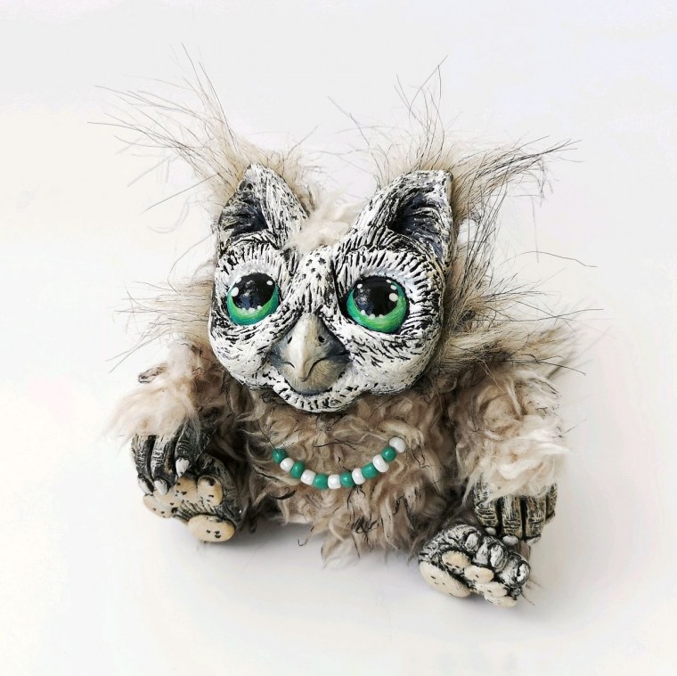 Монстрики в смешанной технике