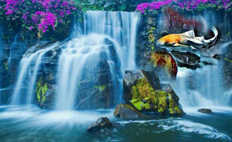 Живые водопады