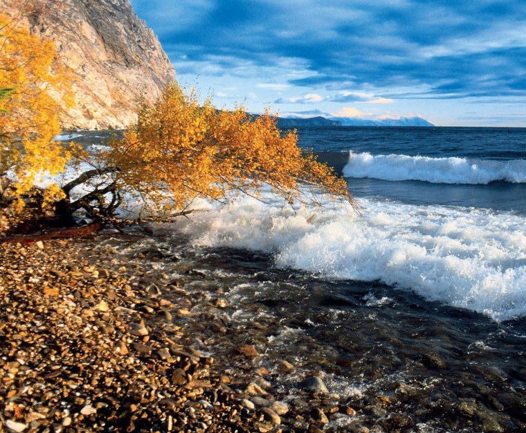 Озеро Мичиган осенью