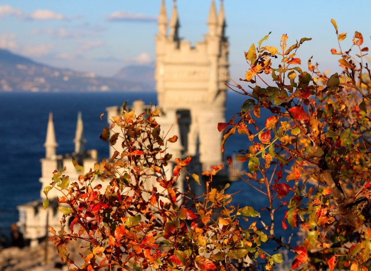 Красивое осеннее море