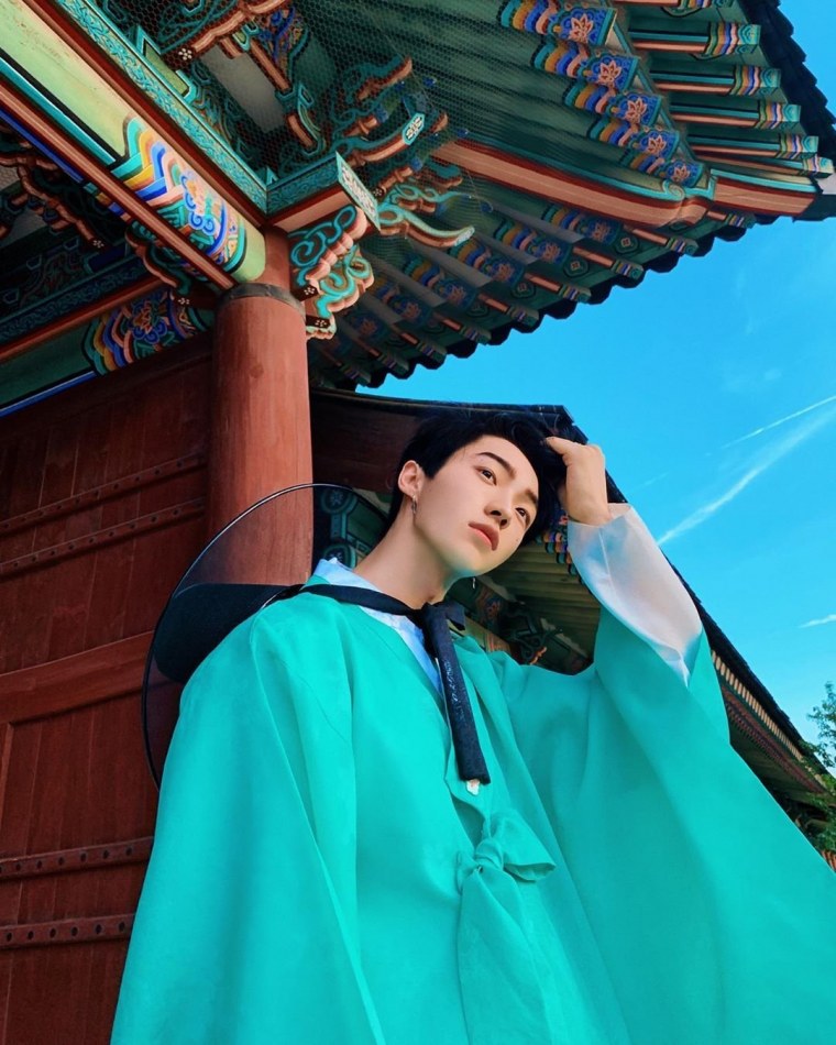 Корея улицы Сеула Эстетика