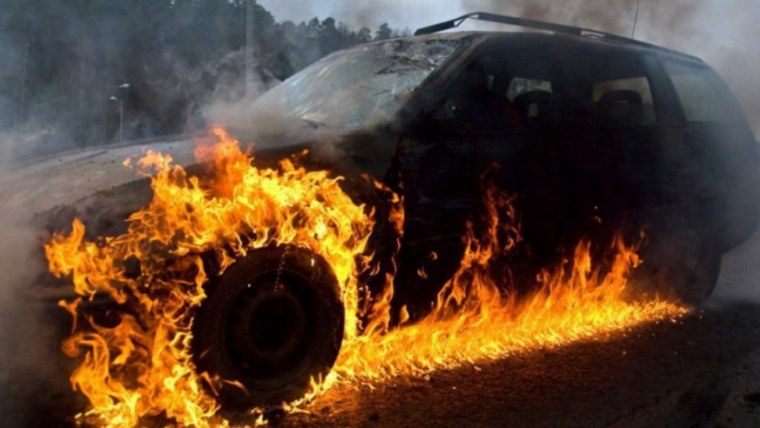 Возгорание автомобиля