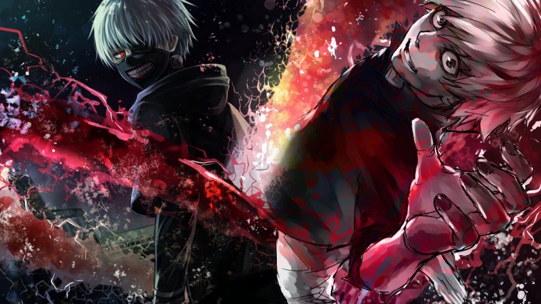 Аниме бой Токийский гуль