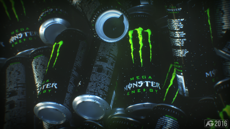 Энергетик Блэк Монстер Эстетик темный