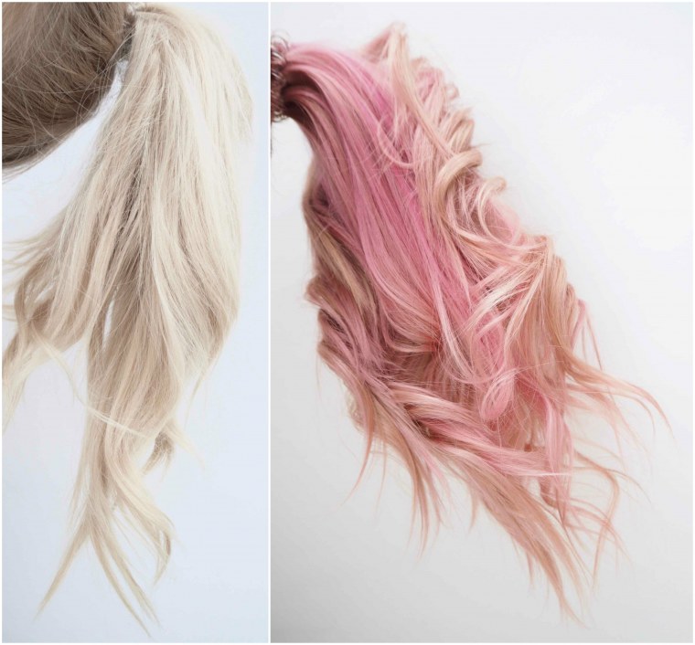 Краска для волос розовая Colorista