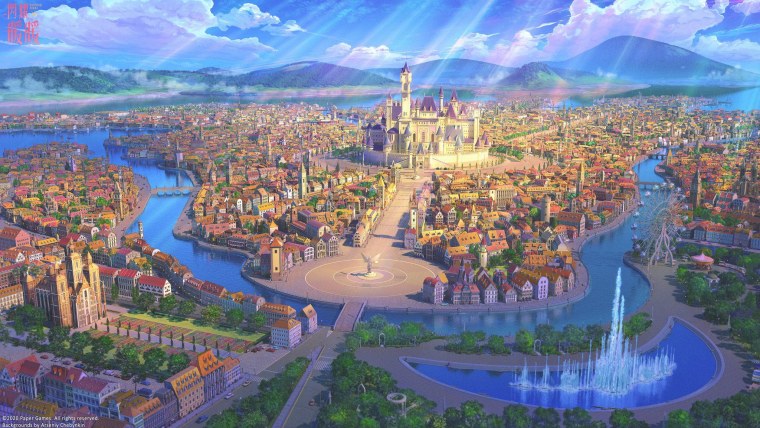 Аниме город