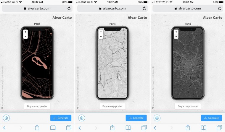 Параметры обоев на телефон
