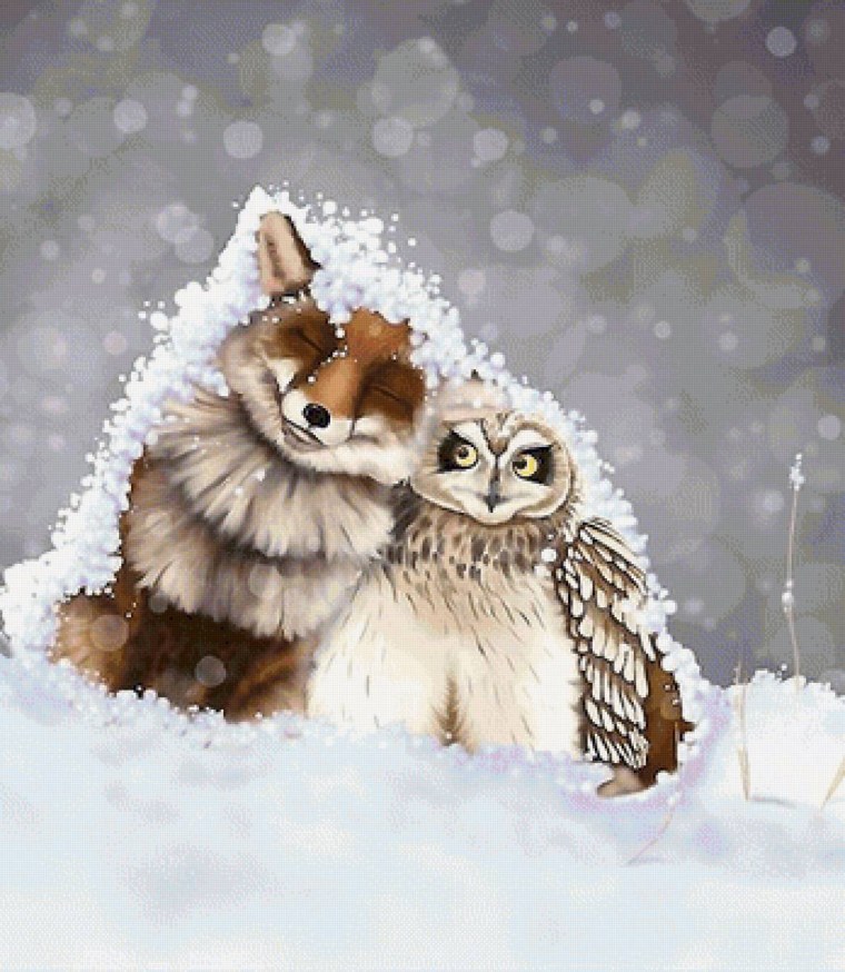 Доброе утро зима Совы