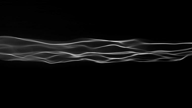 Черные волны на белом фоне