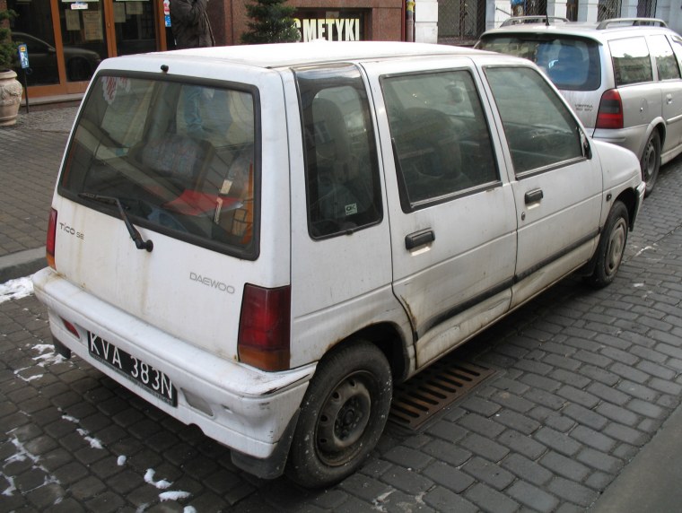 Daewoo Tico зелёный