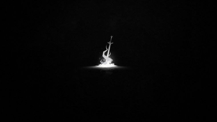 Чёрный фон с надписью на английском