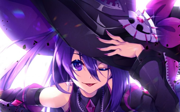 Красивые фиолетовые арты