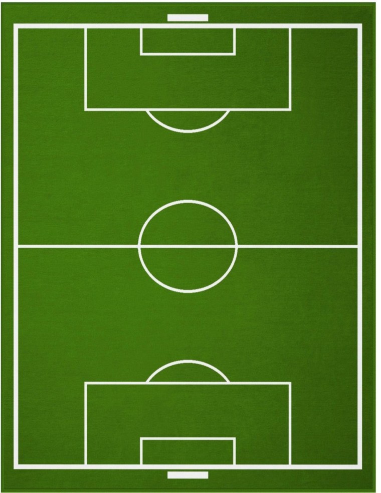 Футбольное поле схема сверху