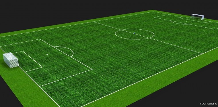 Макет футбольного поля