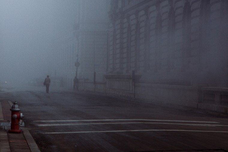 Город в тумане