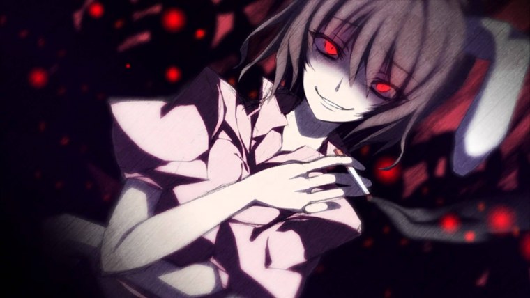 Аниме девушки с безумной улыбкой