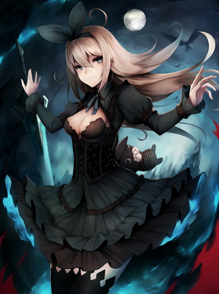 Аниме девушка злая