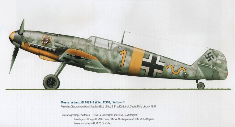 Ханс Эккехард Боб bf 109 f-2