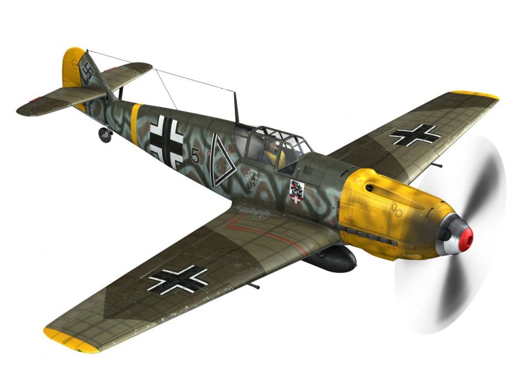 Раскрас Мессершмитт bf 109