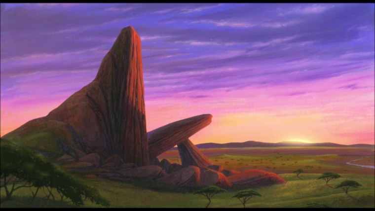 Скала из мультика Король Лев