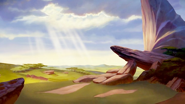 Скала из мультика Король Лев