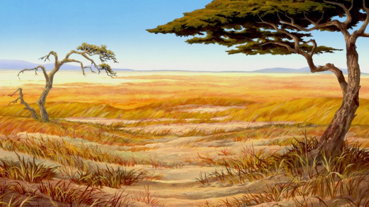 Саванна из мультика Король Лев