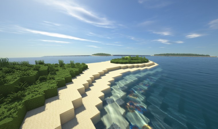 Пейзаж в МАЙНКРАФТЕ