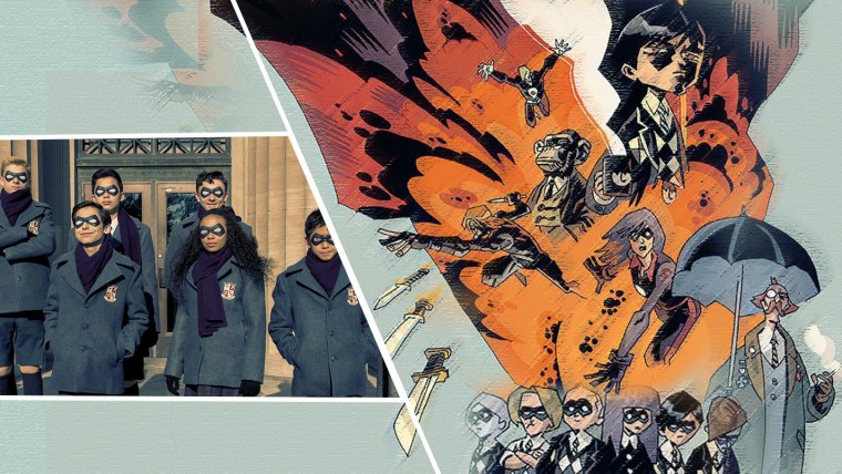 Академия Амбрелла Эстетика комикс