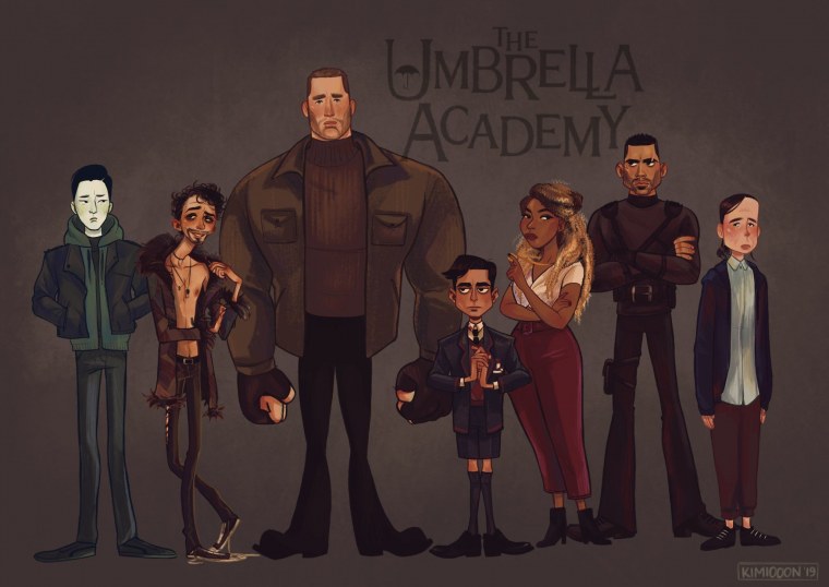 Академия Амбрелла комикс Клаус