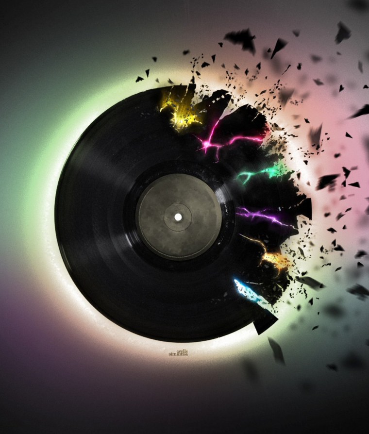 Фон для музыкального альбома