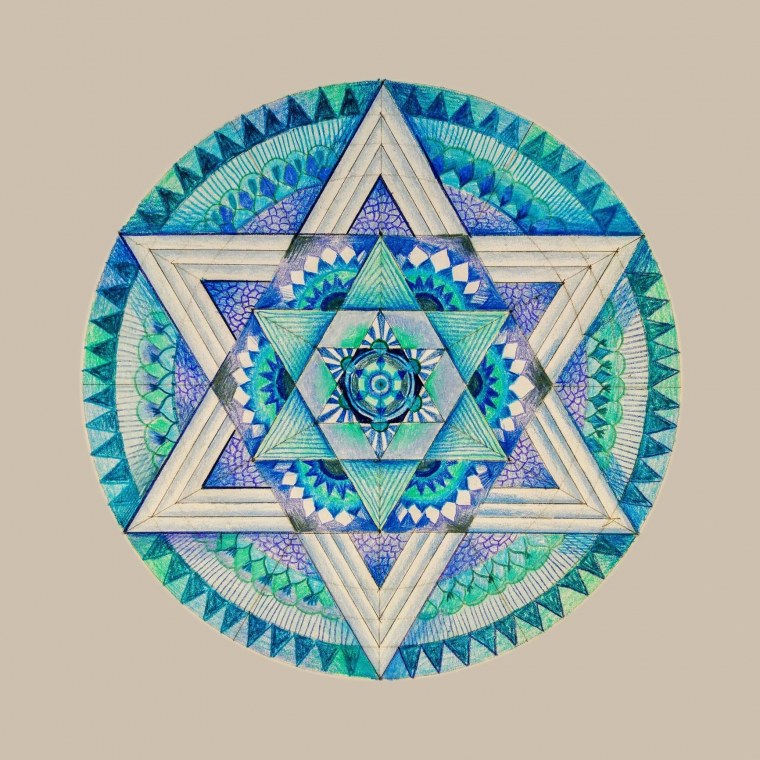 Звезда Давида Меркаба Мандала