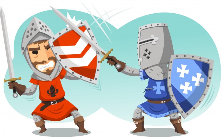 Рыцарь из мультика