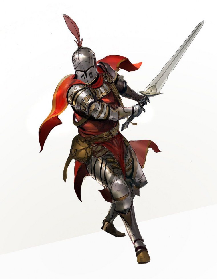 Рыцарь в доспехах карикатура