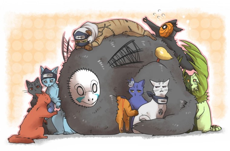 Акацуки в виде котов