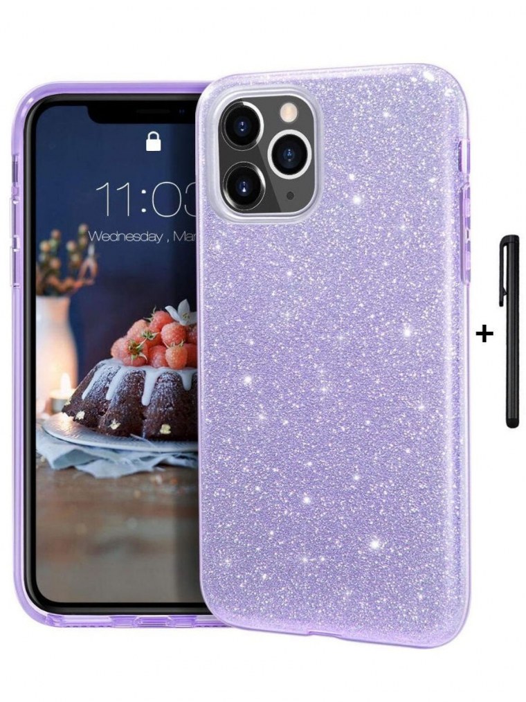 Iphone 11 Purple силиконовом чехле