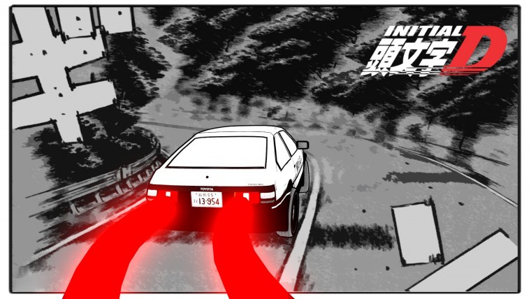 Ae86 Trueno initial d Arts