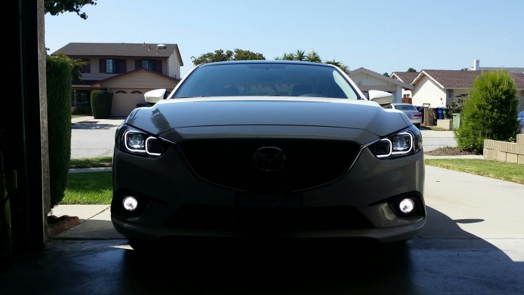 Мазда 6 2015 ночью