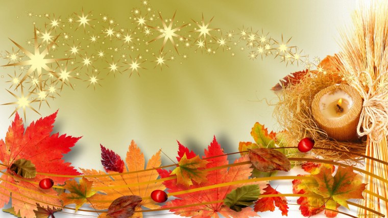 Праздничный осенний фон