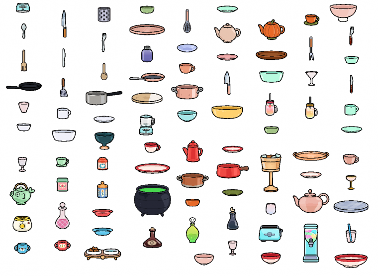 Тока бока посуда для кухни