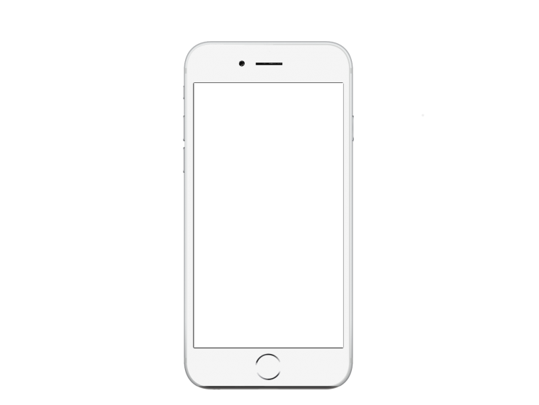 Айфон на прозрачном фоне