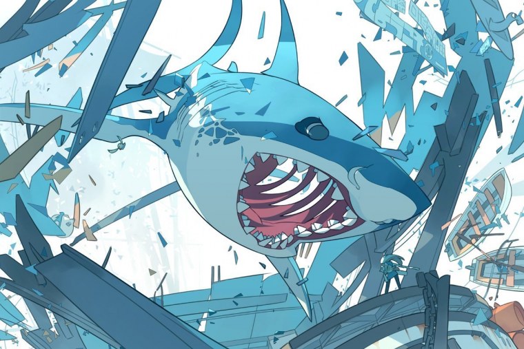 Акула арт