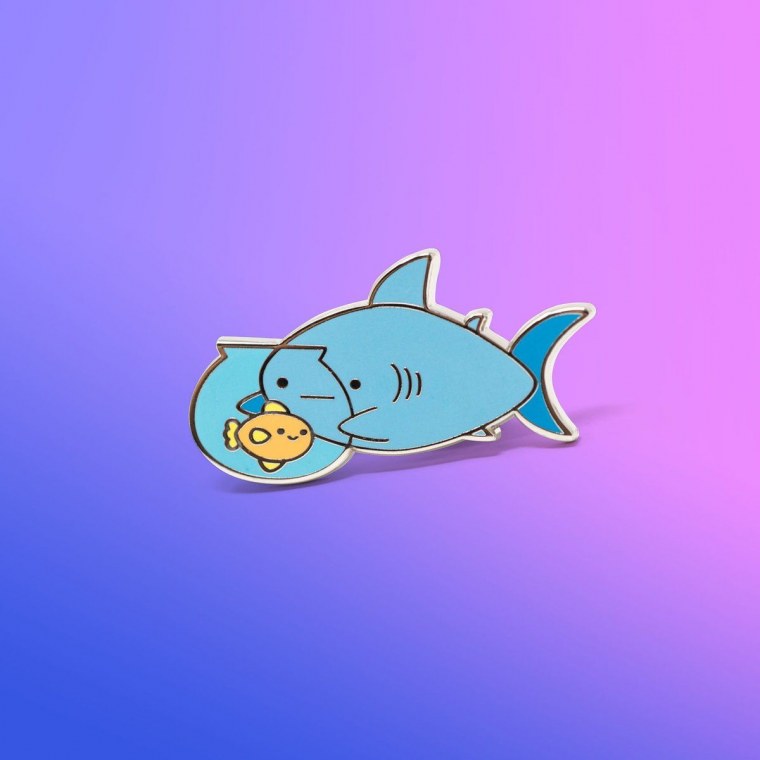 Наклейки акулы милые