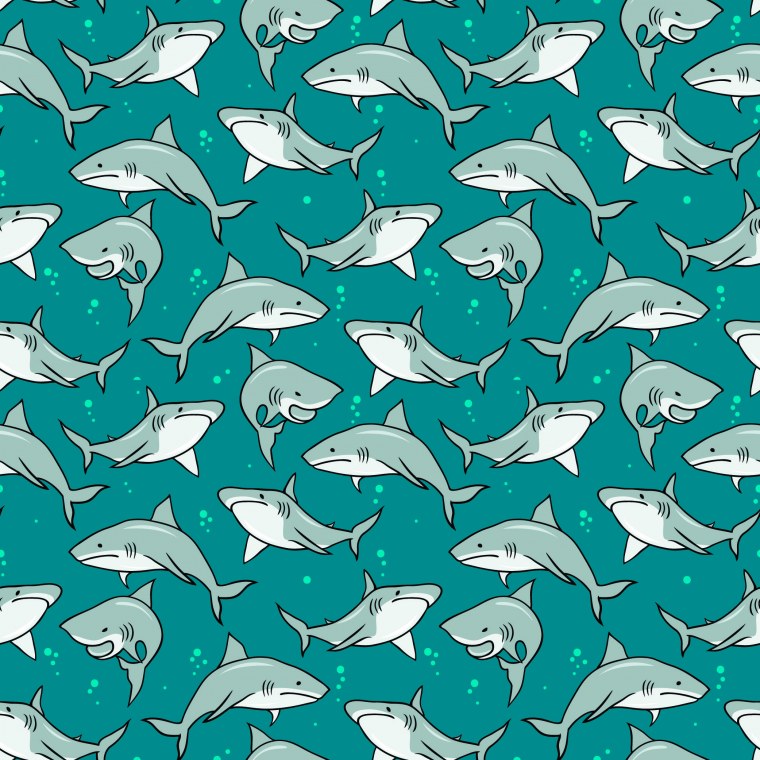 Фон с акулами милыми