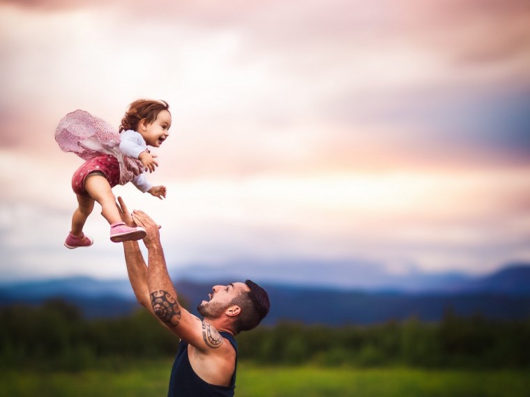 Счастливый папа