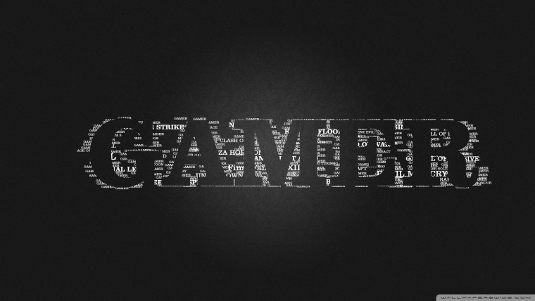 Красивая надпись геймер