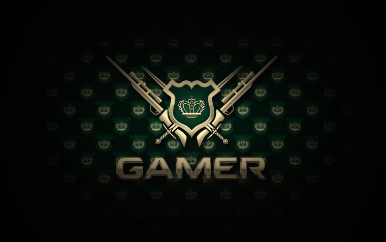 Надпись геймер для рабочего стола