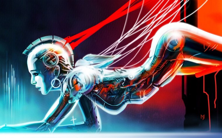 Девушка робот