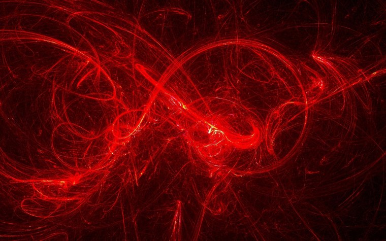 Красный неон