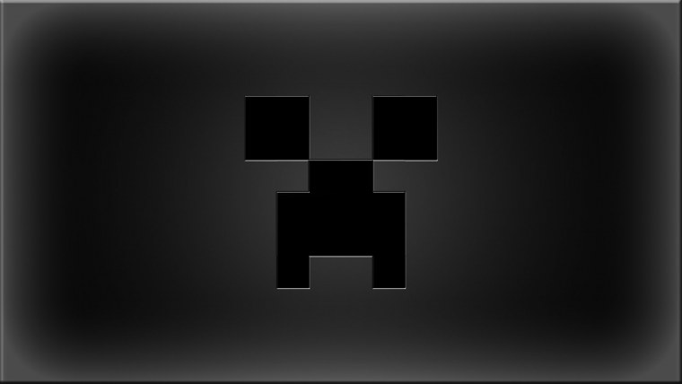 КРИПЕР на черном фоне